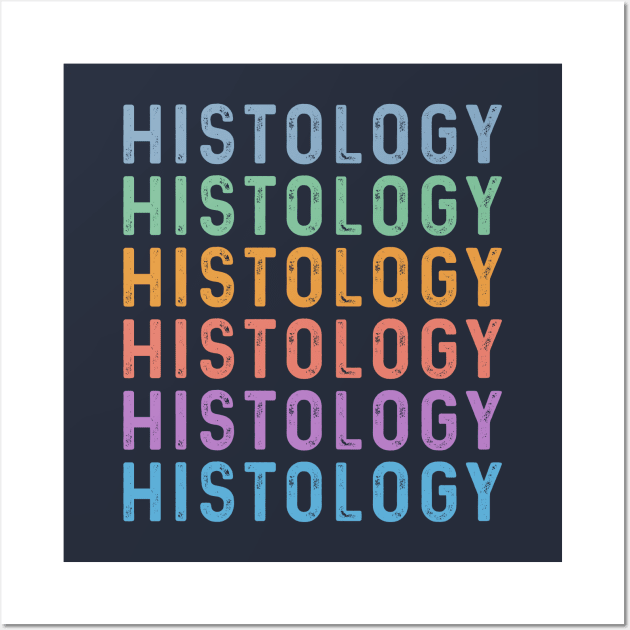 Funny histology technician assistant histology Christmas Wall Art by Printopedy